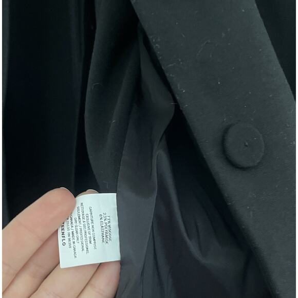 Teenflo women’s blazer with belt size 4 black Canada Academia - Picture 6 of 12